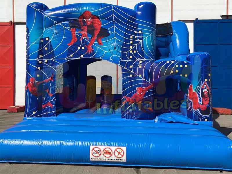 7Nueva spiderman casa inflable de la despedida inflable castillo hinchable precios niños castillo hi