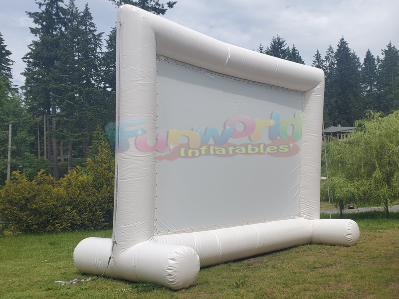 Tela de filme inflável inflável da projeção do pantalla cine da categoria comercial ao ar livre