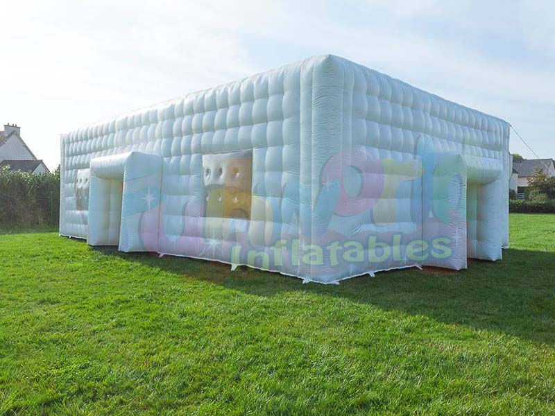 Grande barraca inflável do cubo fabricantes infláveis da barraca do banquete de casamento