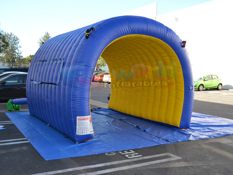 Tenda de túnel inflável para eventos gigantes ao ar livre de nível comercial, tenda de entrada espor