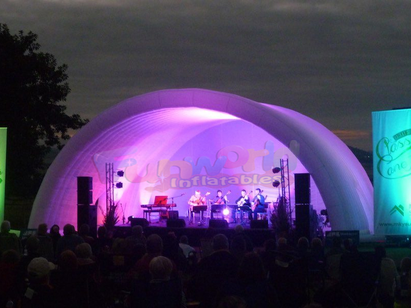 Capa de palco inflável para barraca de festa portátil ao ar livre gigante por atacado