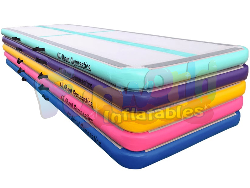 Gimnasio interior para inflar tumbl trak pista de aire hometrack