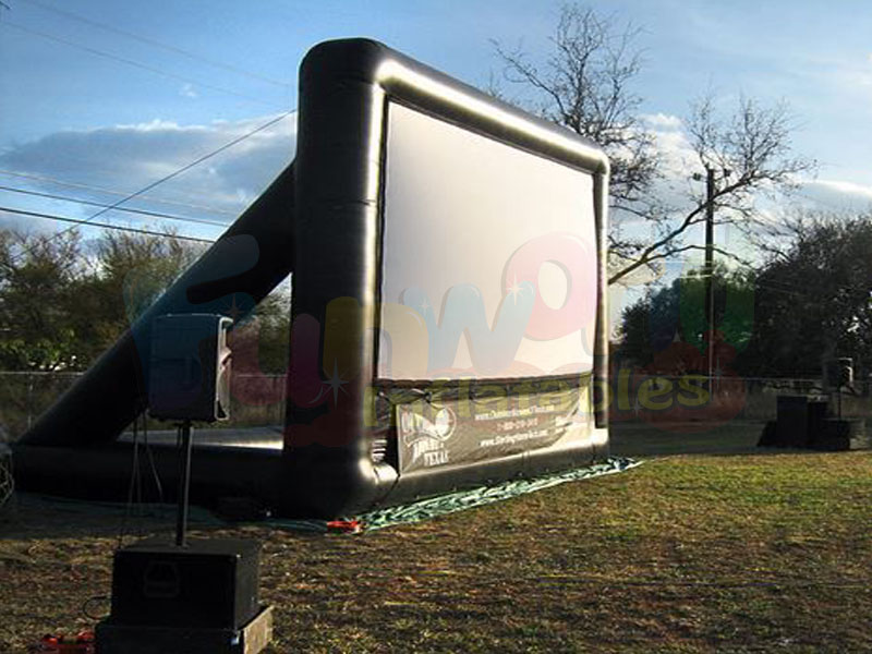 Cine al aire libre pantalla de cine portátil proyector inflable a la venta