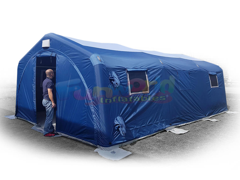 Carpa médica inflable para exteriores, carpa inflable comercial para socorro en casos de desastre