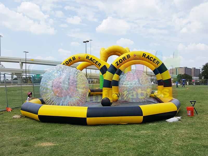 Açık insan arazi şişme zorb top zorb precio bola