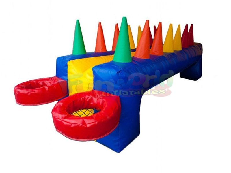 Toptan karnaval partisi çocuklar interaktif spor oyunları şişme çift şeritli şişme hava yarışçısı oy