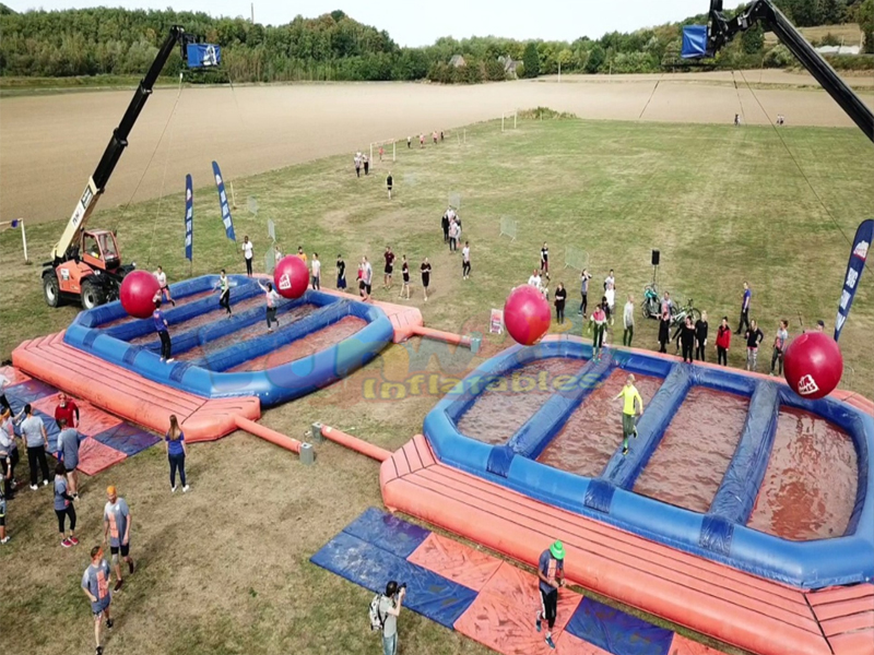 Outdoor commerciële carnaval springkasteel opblaasbare luchtspellen voor kinderen en volwassenen