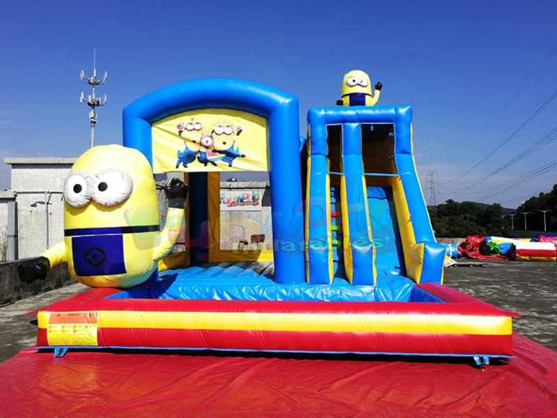 Maison gonflable pour enfants, vente en gros, cavaliers de fête commerciale, videur gonflable, minio