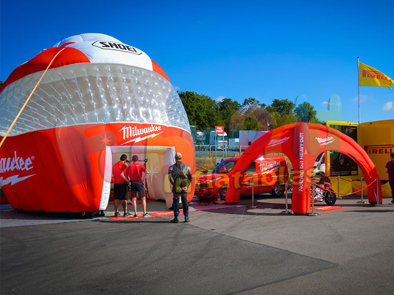 Abris gonflables de vente de chapiteau promotionnel bâtiments et structure gonflables de tente