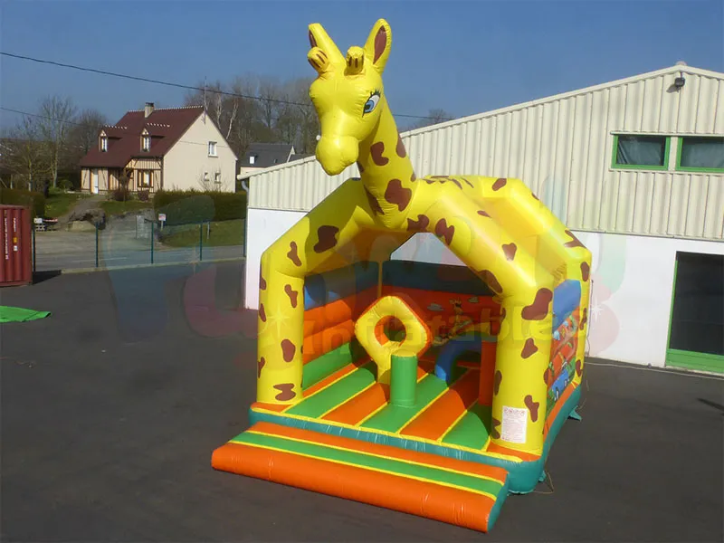 2018 new inflatable rentals for adults bounce jump house girafe  inflatable bounce house