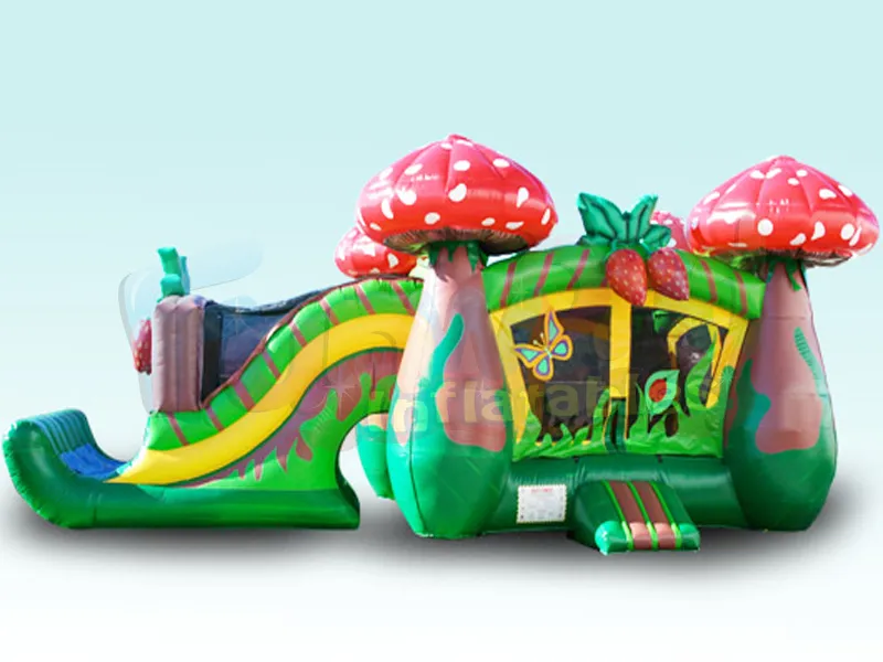 Hot inflatable Mushroom House bouncy house sales inflatable Strawberry Mushroom