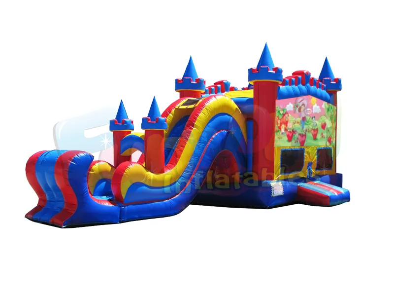 Outdoor kids jumping castle with slide and pool adult baby bouncer for sale inflatable bounce