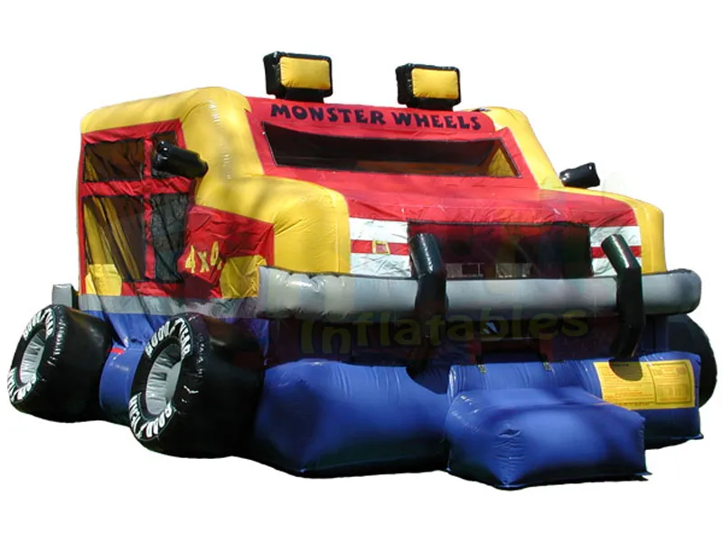 Outdoor kids adult bouncers monster truck bounce house bounce house commercial grade