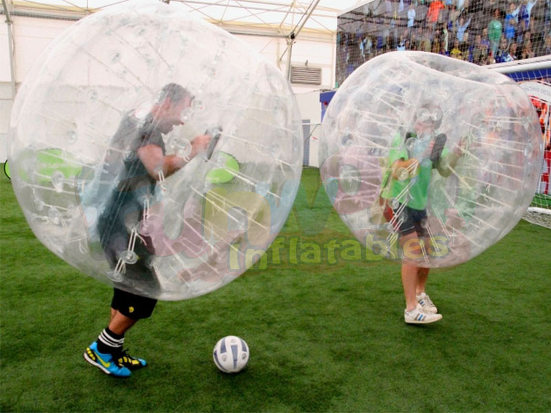 Nuevo juego de burbujas de fútbol zorb balones de fútbol para la venta zona inflable burbuja de fútb