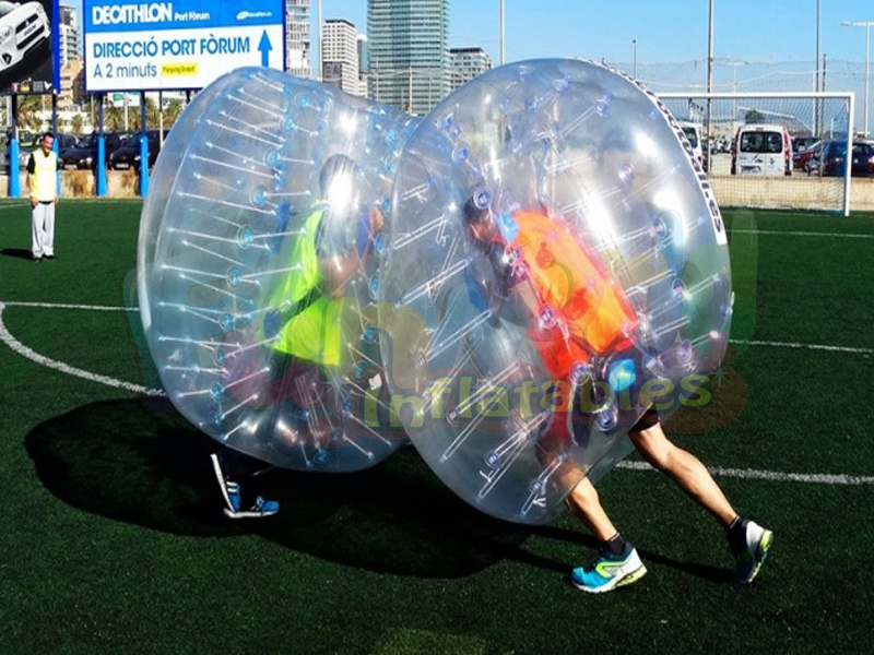 China vende al por mayor la burbuja de parachoques inflable del hámster del traje del zorb de la bol