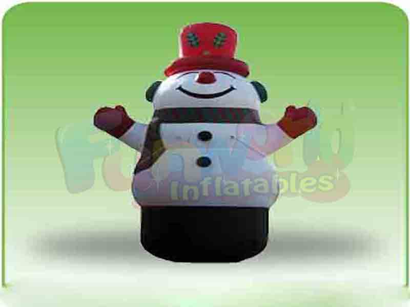 2018 mayorista de navidad muñeco de nieve decoraciones traje de Papá Noel muñeco de nieve iluminado