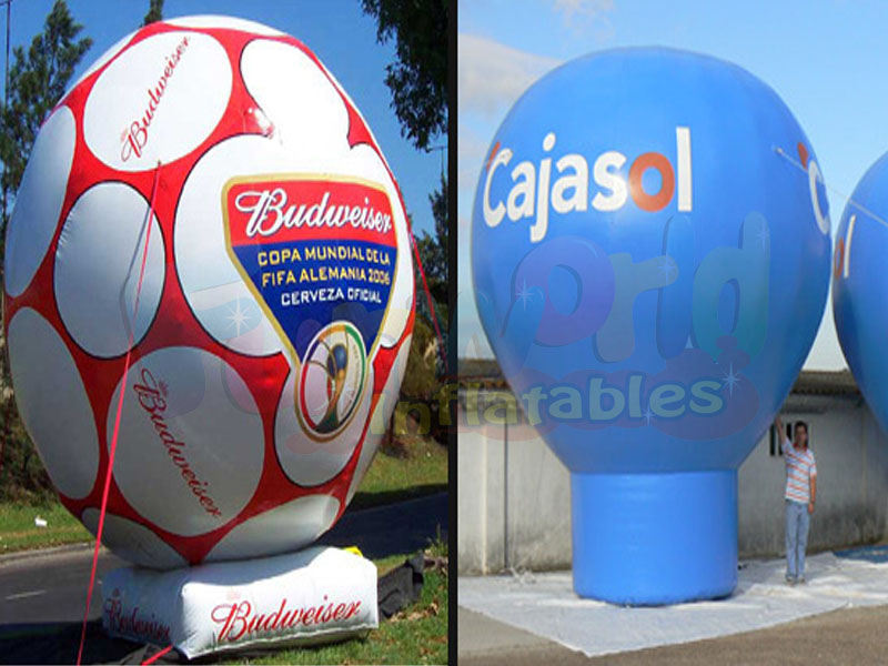 Promosyon için dev şişme reklam balon şişme cazibe soğuk hava balonları
