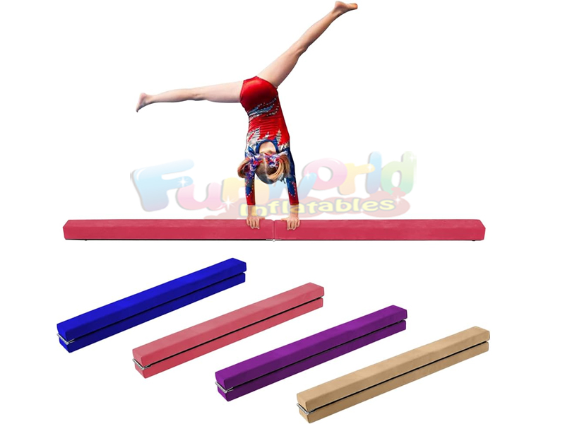Wholesale commercial grade foldable beam gymnastics balance beam for kids training