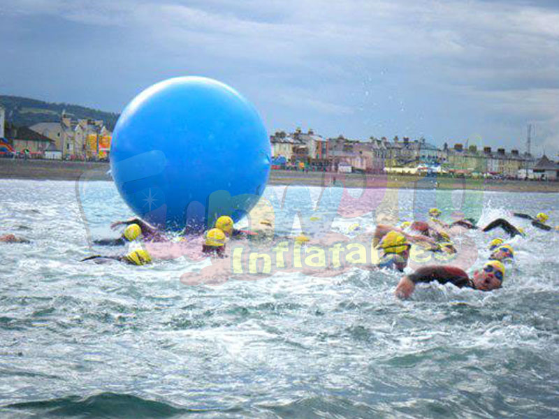 夏天标志浮标海洋广告牌水上漂浮物警示浮标
