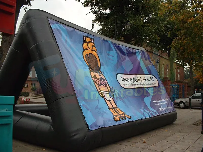 Outdoor display case inflatable advertising billboard inflatable movie screen