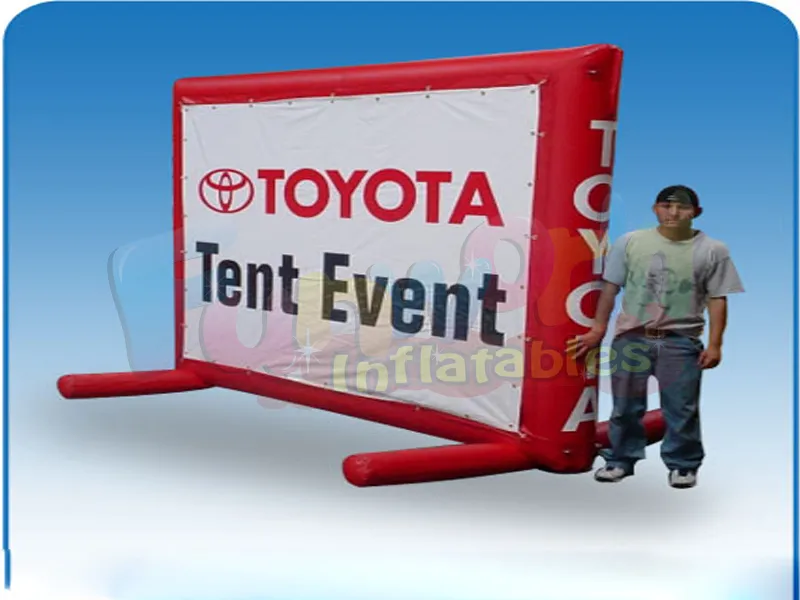 Custom sealed inflatable billboard signs for sale advertising used inflatable projector screen