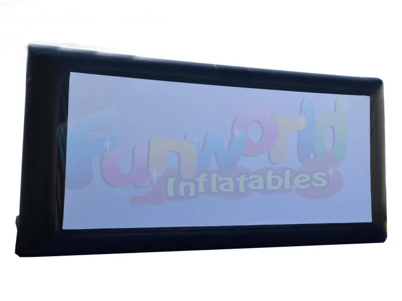 Human billboard live inflatable project screen inflatable movie screen for sale