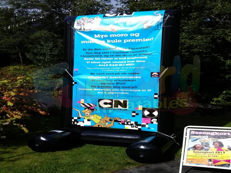 Outdoor advertising banners air sealed billboards square billboard with printing
