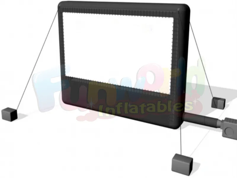 Wholesale mega movie screen for party inflatable frame projection inflatable screen