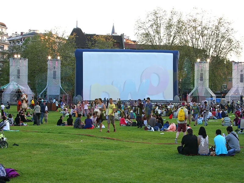 Custom outside projector inflatable cinema outdoor theater system