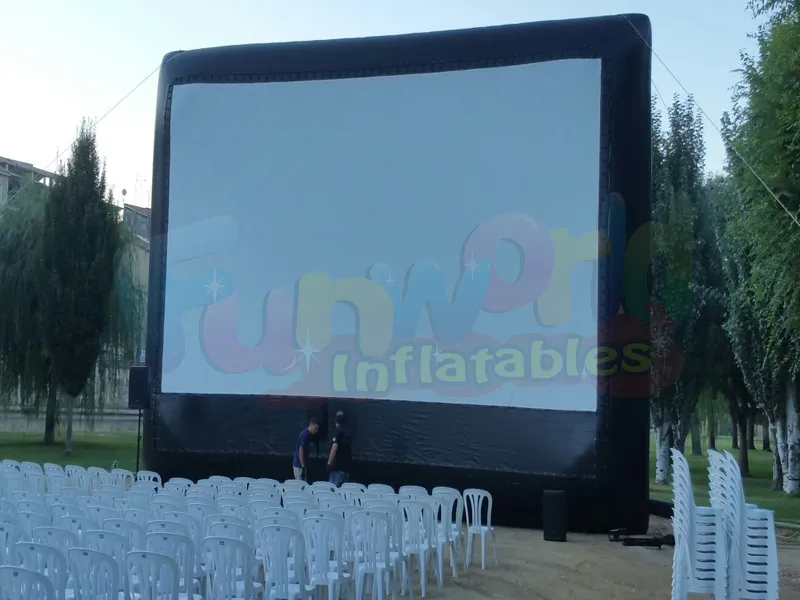 2018 Hot inflatable movie screen outdoor inflatables digital advertising screens