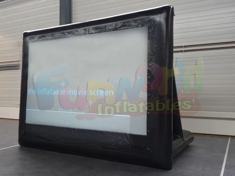 Outdoor giant advertising inflatable projector screen inflatable movie screen