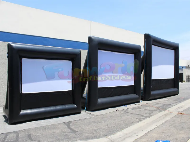 Giant 7m high pantalla cine inflable inflatable movie screen for outdoor