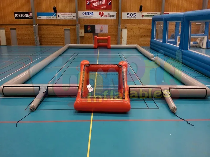 Soccer game inflatable 3 vs 3 football game inflatable soccer field for sale