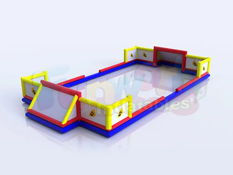 Giant inflatable 5 a side court football playground 5 a side inflatable soccer court