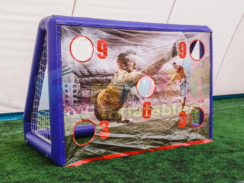 Outdoor inflatable football gates soccer goal for kids inflatable football roulette