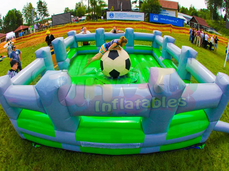 Human inflatable football riding toys mattress inflatable attraction rodeo football