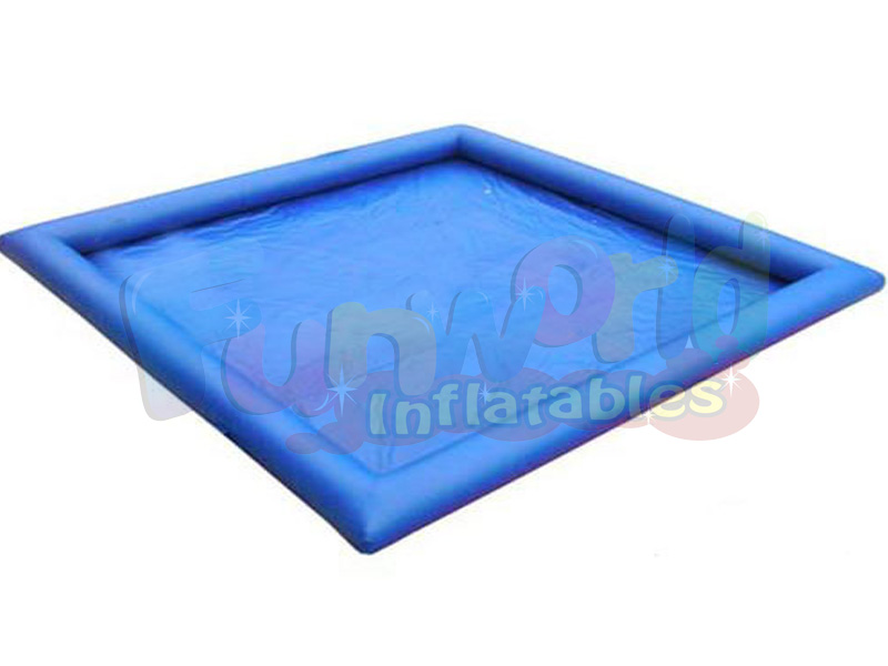 Rectángulo regular azul agua de la piscina inflable zorbing cerca de mí piscina de bolas inflable pa