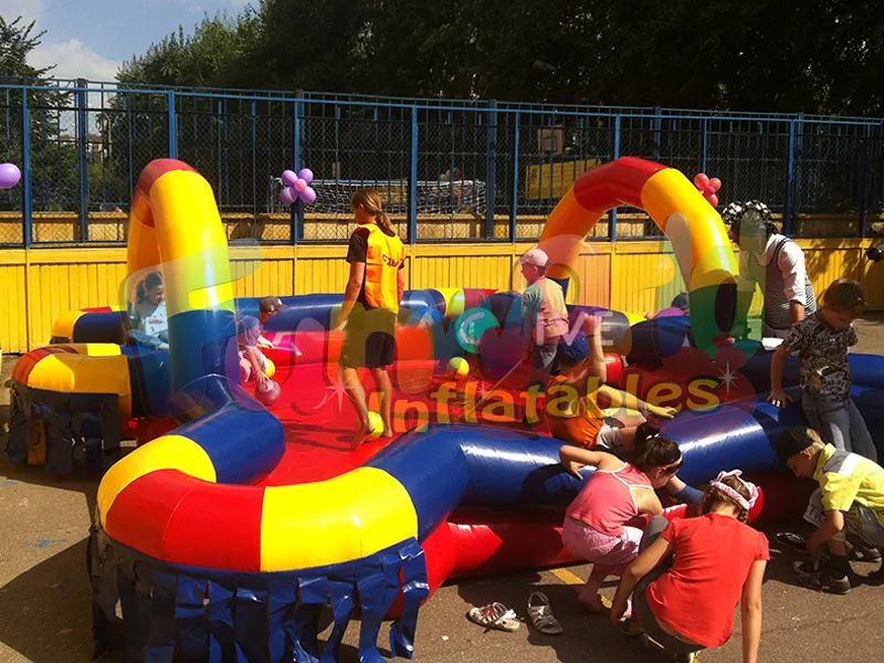 Human inflatable attraction billiardball bilyardbol inflatable football arena sports game