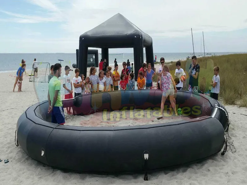 Mini 1 on 1 football pitch inflatable football arena inflatable soccer field