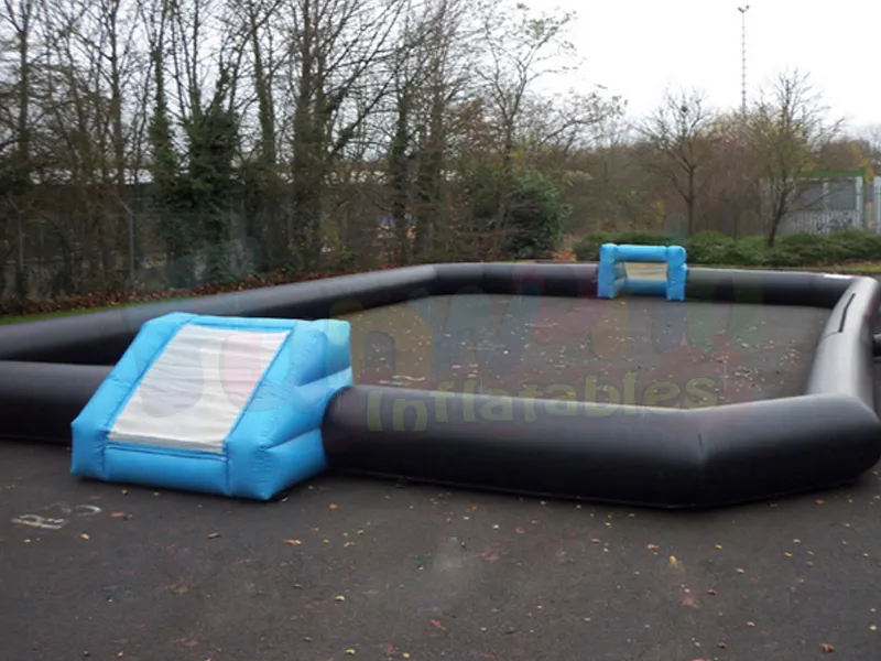 Blow up soccer field for sale inflatable football court inflatable 3 in 1 panna pitch