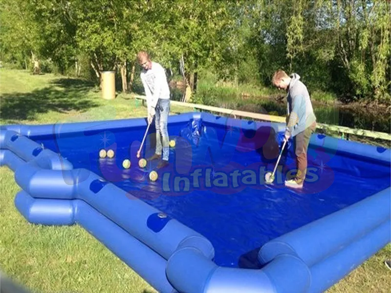 Customized inflatable snooker pool table for sale table football game soccer pool