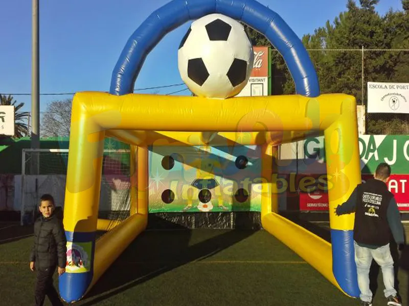 Fun football goal inflatable soccer field hire inflatable football field for sale