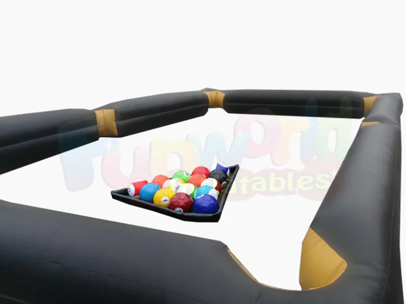 Giant inflatable foot pool human billiards inflatable snooker ball game