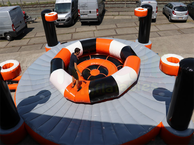 Ring fun zone opblaasbaar kidwise arc arena ii sport opblaasbare bounce huis gigantische opblaasbare