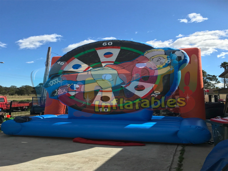 Bingo al aire libre deporte juegos gigante de juguete deporte inflable fútbol tiro objetivo práctica