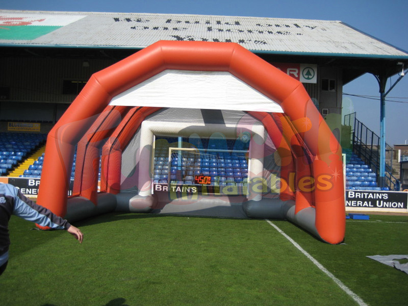 Sport  inflatable football shooting gate game inflatable shooting range