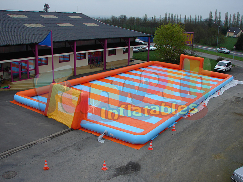 Ventas calientes juego de deportes inflable del fútbol de la tabla inflable del PVC del jabón del PV