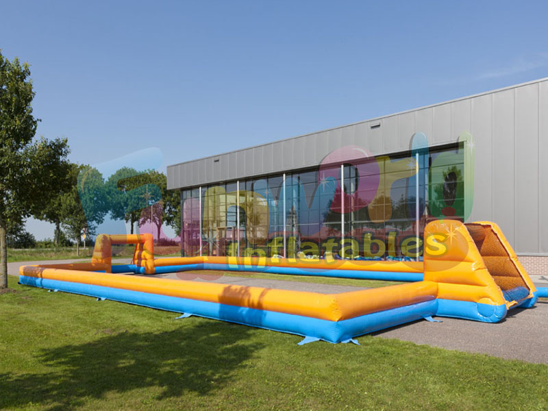 Arena de fútbol caliente comprar cancha de fútbol inflable campo de fútbol inflable subbuteo gigante