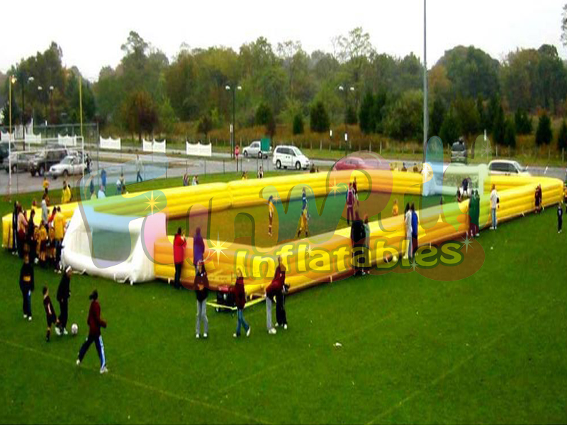 Los juegos de fútbol comercial embroman el estadio de fútbol inflable del campo de fútbol inflable