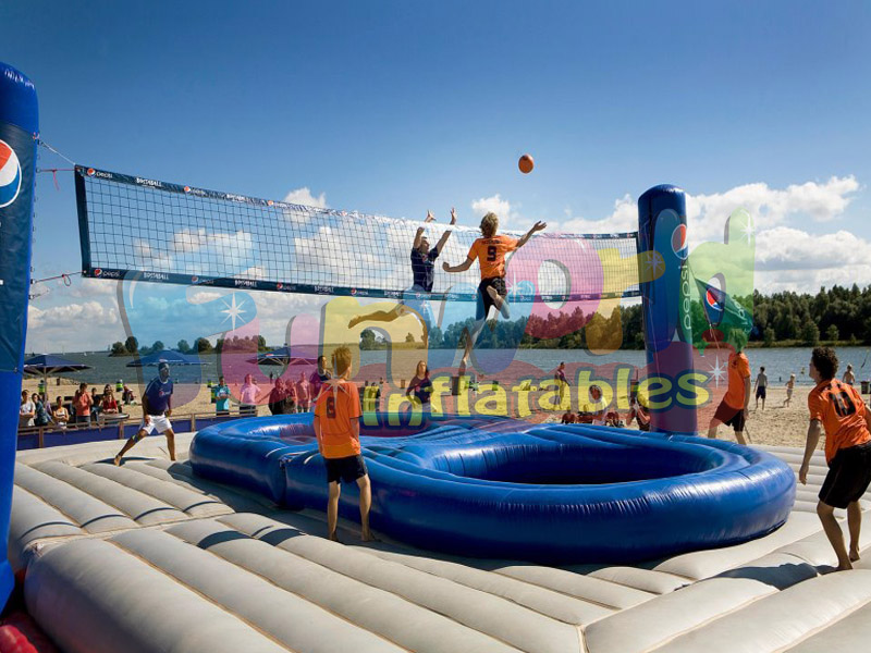 Bossaball court for adult inflatable bossaball court volleyball inflatable playing field